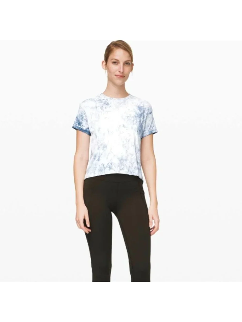 Lululemon Train to Be Short Sleeve White / Luna
